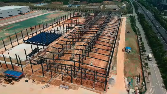 Стальная конструкция дома Стальная сара мастерская Металлический сарай Логистический завод Хранилище