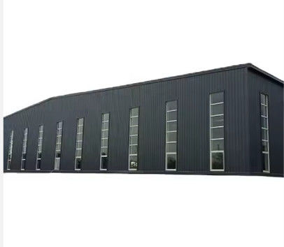 Сдвижная дверь Сдвижная дверь Преfabricated Steel Structure Warehouse Многоэтажный