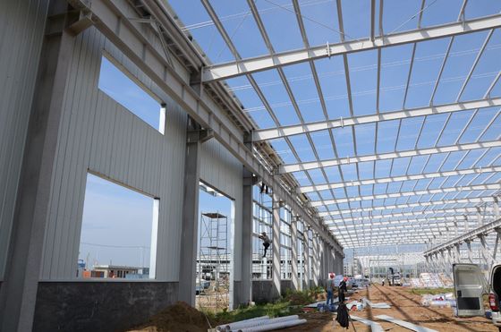 Склад из сборной стальной конструкции с каркасом из стали Q355B/Q235B