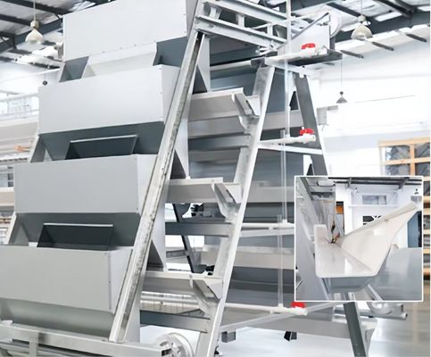H Тип 4 Куриная клетка уровень автоматическая птица батарейные клетки птицеводство оборудование