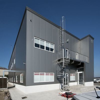 Металлическая рама Коммерческая изготовленная стальная конструкция Офисное здание