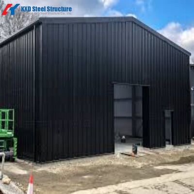Быстрая установка S355 Многоэтажный сборный склад из легкой стали