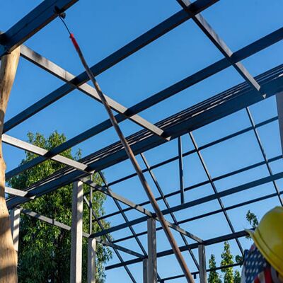 Антикоррозионный крупнопролетный экологичный стальной заводской комплекс промышленного назначения