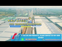 Промышленное строительство высокогорных стальных зданий Противоземлетрясение Сборка складских помещений